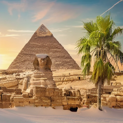 Pyramides - après le remplacement d'objet